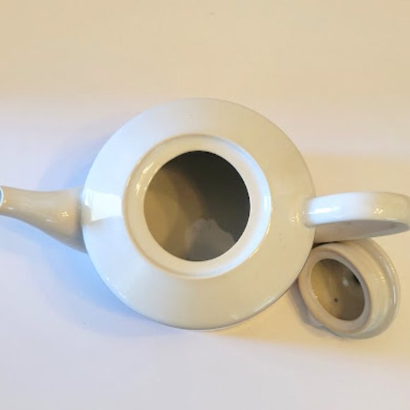 PTS INTERNATIONAL INTERIORS "DESSERT SAND" GENUINE STONEWARE TEAPOT - Picture 4 of 6